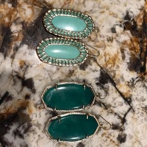 2 pairs of Kendra Scott earrings